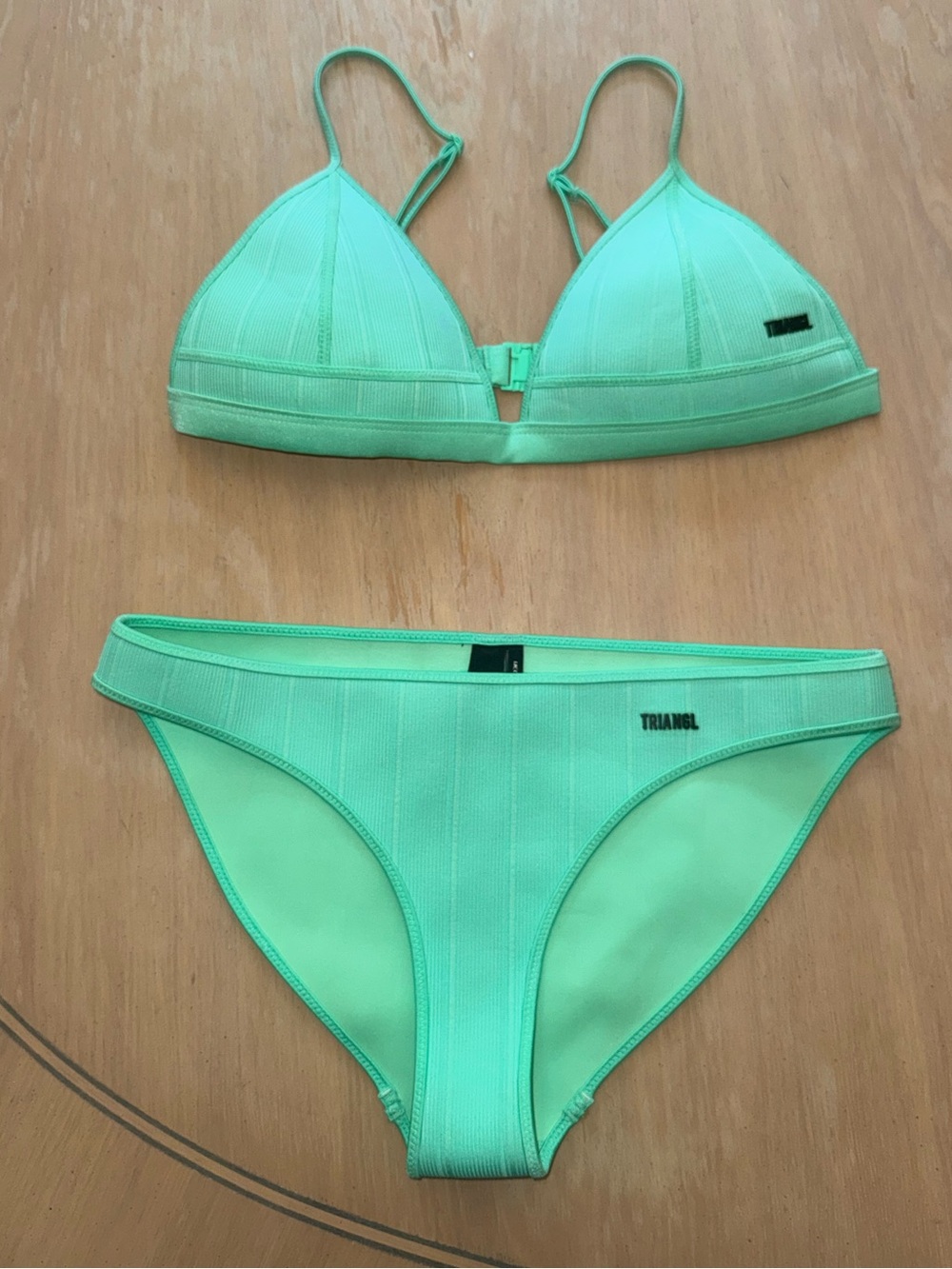 triangl swimwear Mint Bikini Set - Light Mint Green Two-Piece